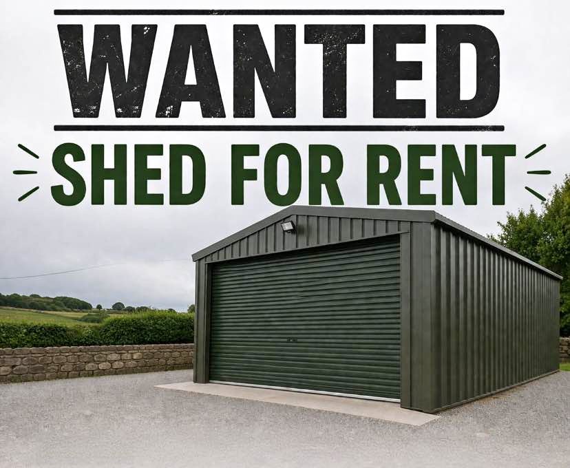 Want a shed to rent
