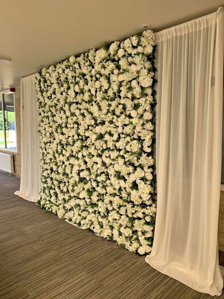 Flower wall rental